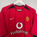 Shop 2002/04 MANCHESTER UNITED RONALDO #7 HOME SHIRT (XL) NIKE, classic football shirts, vintage football shirts & retro soccer jerseys at Cult Kits