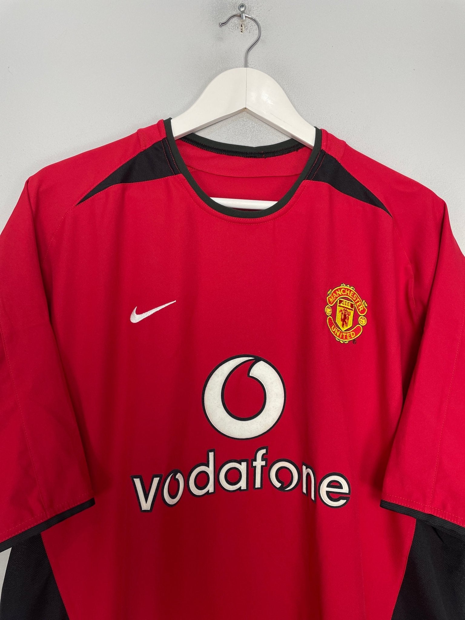 Shop 2002/04 MANCHESTER UNITED RONALDO #7 HOME SHIRT (XL) NIKE, classic football shirts, vintage football shirts & retro soccer jerseys at Cult Kits