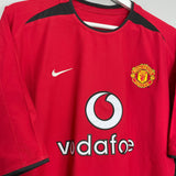 Shop 2002/04 MANCHESTER UNITED RONALDO #7 HOME SHIRT (XL) NIKE, classic football shirts, vintage football shirts & retro soccer jerseys at Cult Kits
