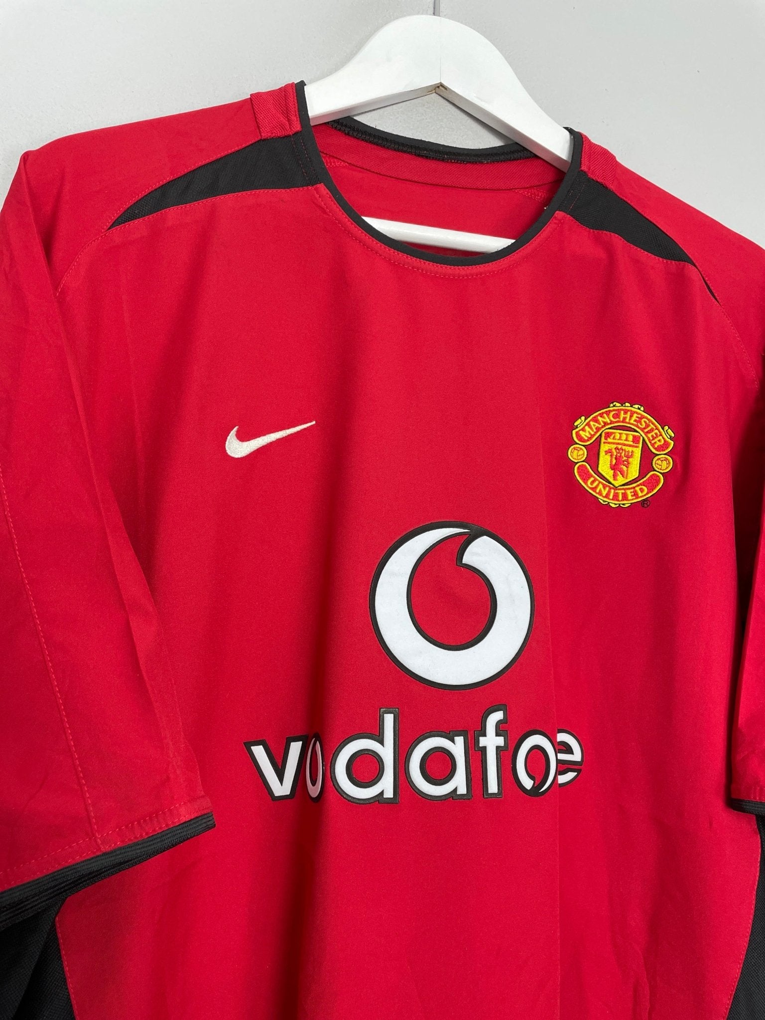 Shop 2002/04 MANCHESTER UNITED RONALDO #7 HOME SHIRT (XL) NIKE, classic football shirts, vintage football shirts & retro soccer jerseys at Cult Kits