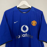 Shop 2002/04 MANCHESTER UNITED V.NISTELROOY #10 AWAY SHIRT (XL) NIKE, classic football shirts, vintage football shirts & retro soccer jerseys at Cult Kits