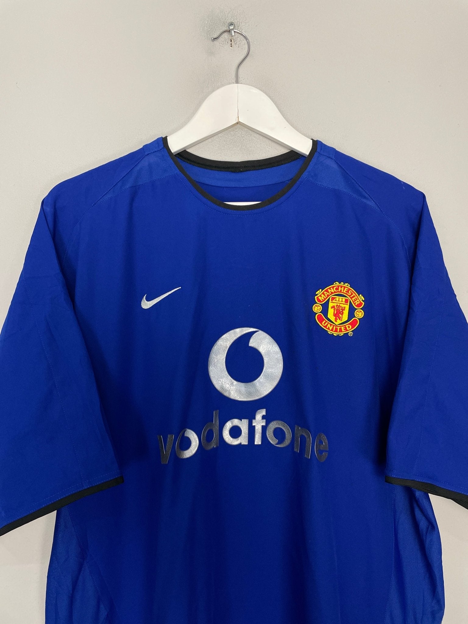 Shop 2002/04 MANCHESTER UNITED V.NISTELROOY #10 AWAY SHIRT (XL) NIKE, classic football shirts, vintage football shirts & retro soccer jerseys at Cult Kits