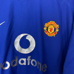 Shop 2002/04 MANCHESTER UNITED V.NISTELROOY #10 AWAY SHIRT (XL) NIKE, classic football shirts, vintage football shirts & retro soccer jerseys at Cult Kits