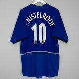 Shop 2002/04 MANCHESTER UNITED V.NISTELROOY #10 AWAY SHIRT (XL) NIKE, classic football shirts, vintage football shirts & retro soccer jerseys at Cult Kits