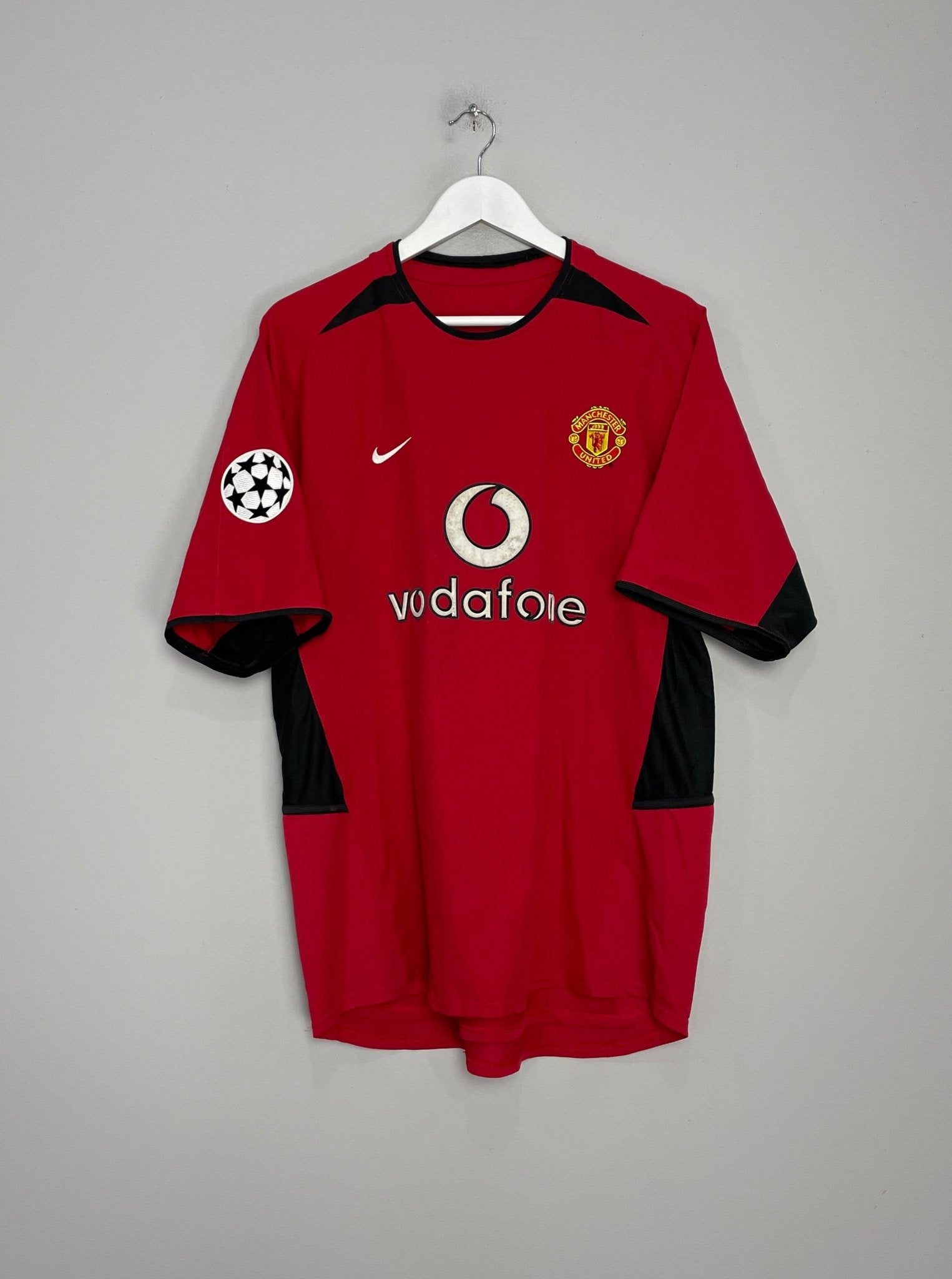 Shop 2002/04 MANCHESTER UNITED V.NISTELROOY #10 C/L HOME SHIRT (L) NIKE, classic football shirts, vintage football shirts & retro soccer jerseys at Cult Kits