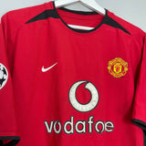 Shop 2002/04 MANCHESTER UNITED V.NISTELROOY #10 C/L HOME SHIRT (L) NIKE, classic football shirts, vintage football shirts & retro soccer jerseys at Cult Kits