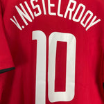 Shop 2002/04 MANCHESTER UNITED V.NISTELROOY #10 C/L HOME SHIRT (L) NIKE, classic football shirts, vintage football shirts & retro soccer jerseys at Cult Kits