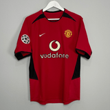 Shop 2002/04 MANCHESTER UNITED V.NISTELROOY #10 C/L HOME SHIRT (S) NIKE, classic football shirts, vintage football shirts & retro soccer jerseys at Cult Kits