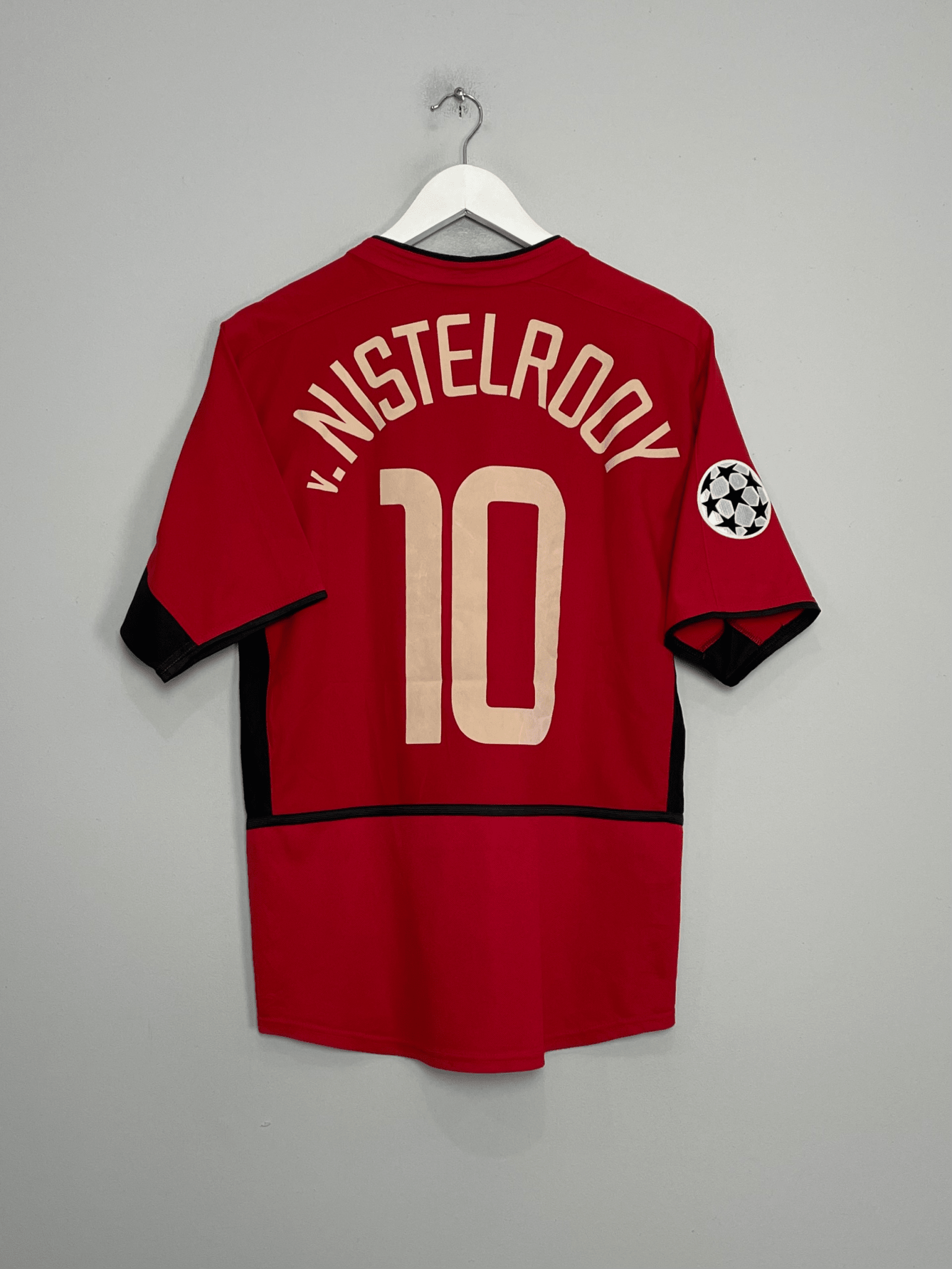 Shop 2002/04 MANCHESTER UNITED V.NISTELROOY #10 C/L HOME SHIRT (S) NIKE, classic football shirts, vintage football shirts & retro soccer jerseys at Cult Kits