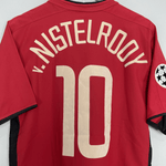 Shop 2002/04 MANCHESTER UNITED V.NISTELROOY #10 C/L HOME SHIRT (S) NIKE, classic football shirts, vintage football shirts & retro soccer jerseys at Cult Kits
