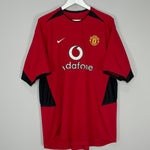Shop 2002/04 MANCHESTER UNITED V.NISTELROOY #10 HOME SHIRT (XL) NIKE, classic football shirts, vintage football shirts & retro soccer jerseys at Cult Kits