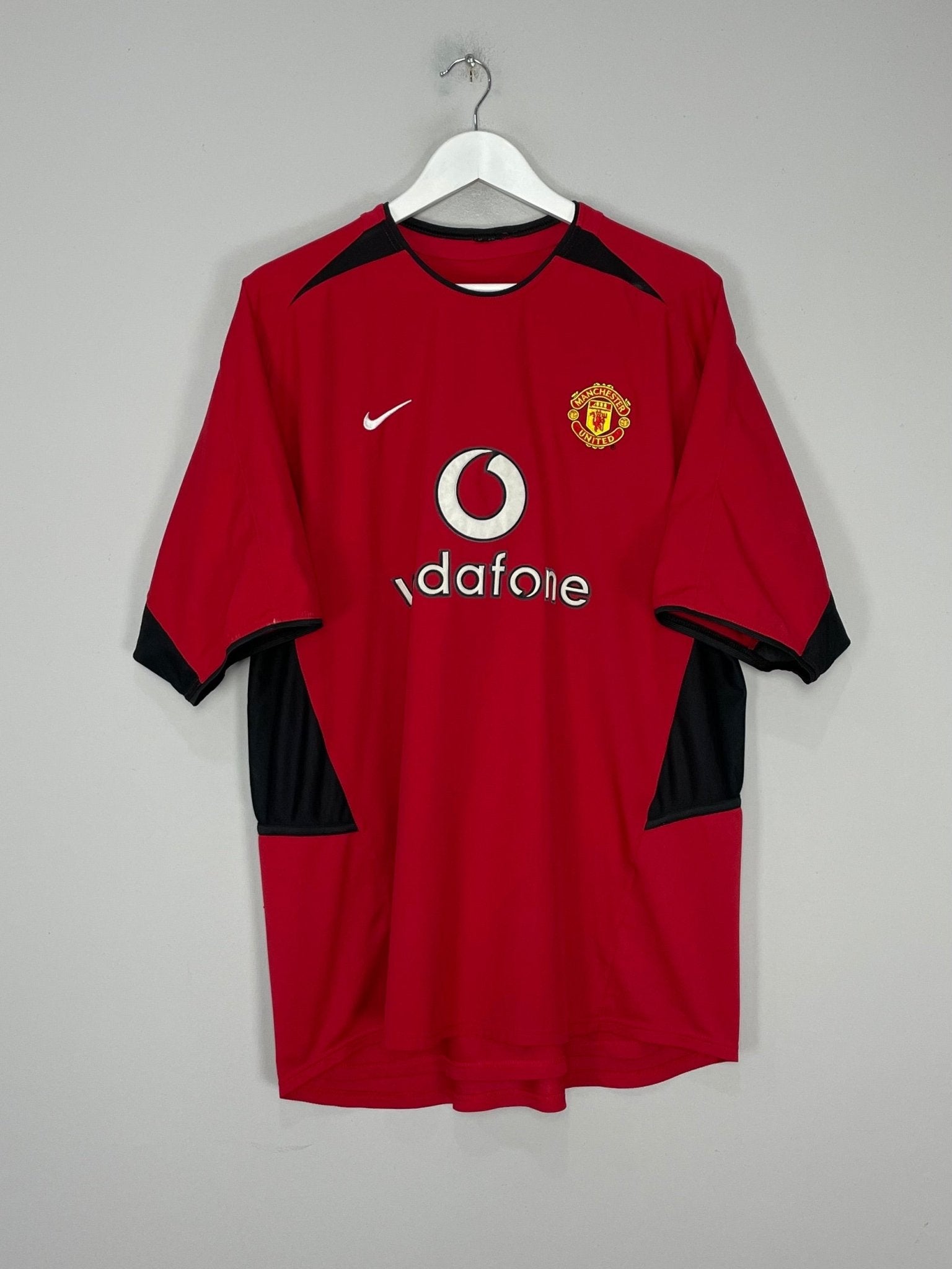 Shop 2002/04 MANCHESTER UNITED V.NISTELROOY #10 HOME SHIRT (XL) NIKE, classic football shirts, vintage football shirts & retro soccer jerseys at Cult Kits