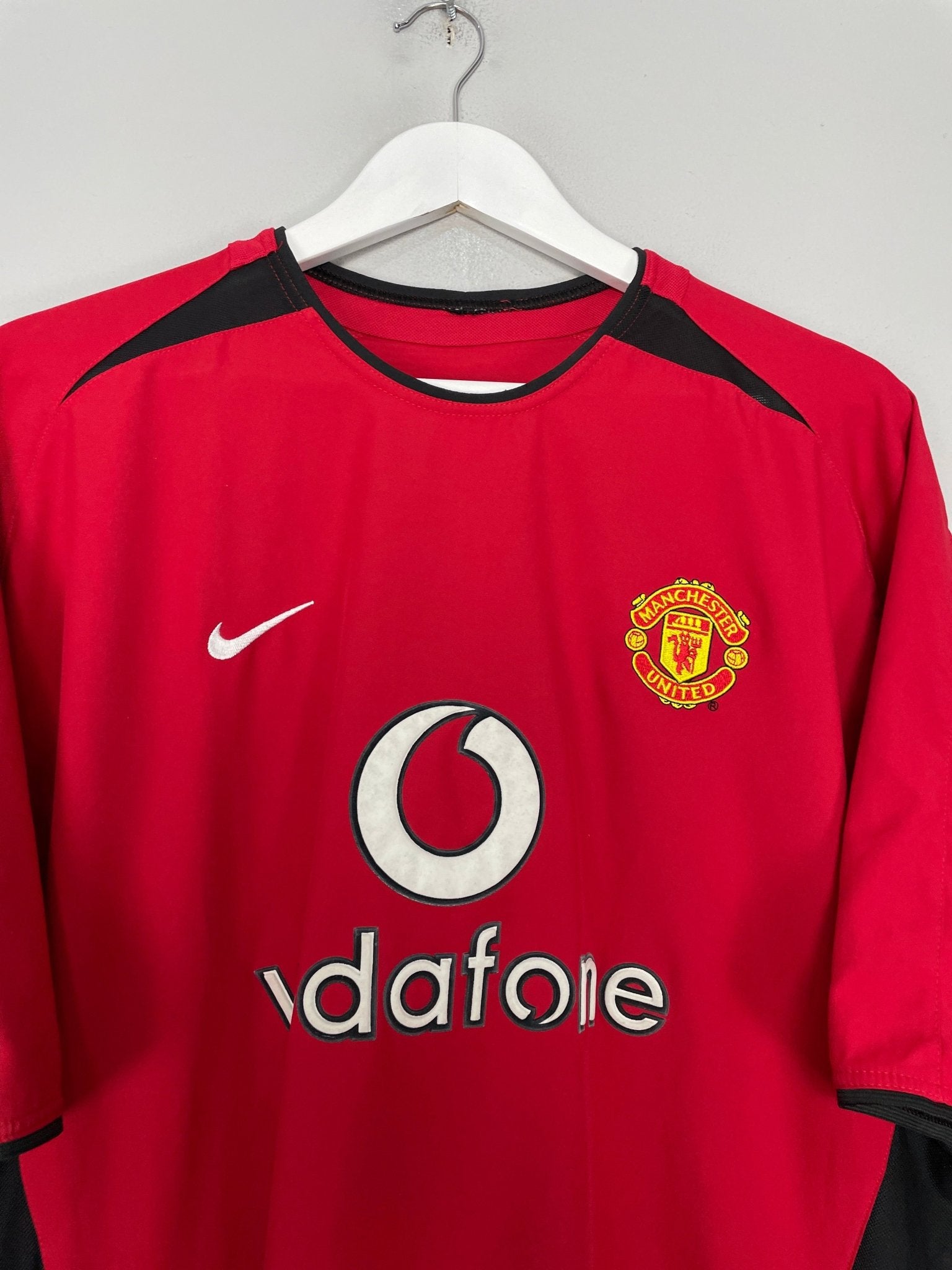Shop 2002/04 MANCHESTER UNITED V.NISTELROOY #10 HOME SHIRT (XL) NIKE, classic football shirts, vintage football shirts & retro soccer jerseys at Cult Kits