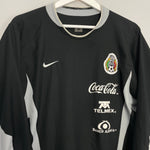 Shop 2002/04 MEXICO *PLAYER ISSUE* GK TRAINING SHIRT (L) NIKE, classic football shirts, vintage football shirts & retro soccer jerseys at Cult Kits