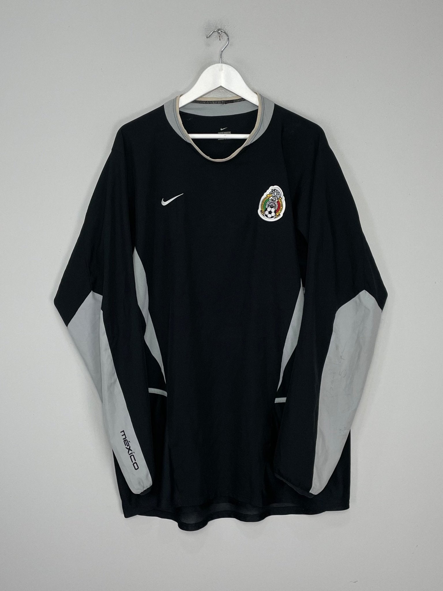 Shop 2002/04 MEXICO *SIGNED* GK SHIRT (XXL) NIKE, classic football shirts, vintage football shirts & retro soccer jerseys at Cult Kits