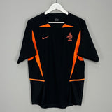 Shop 2002/04 NETHERLANDS AWAY SHIRT (M) NIKE, classic football shirts, vintage football shirts & retro soccer jerseys at Cult Kits