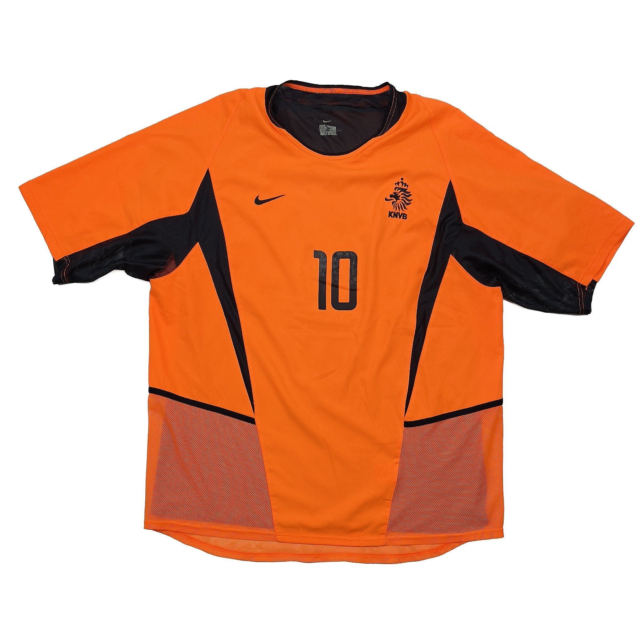 Buy 2002/04 Netherlands Kluivert 10 *Player Issue* Home Shirt (XL) Nike ~ Free worldwide shipping ~ Authentic Vintage Football Shirts from Cult Kits
