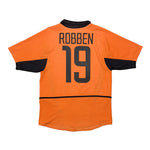 Buy 2002/04 Netherlands Robben 19 Home Shirt (S) Nike ~ Free worldwide shipping ~ Authentic Vintage Football Shirts from Cult Kits