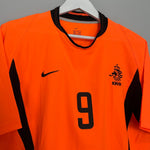 Shop 2002/04 NETHERLANDS V.NISTELROOY #9 HOME SHIRT (M) NIKE, classic football shirts, vintage football shirts & retro soccer jerseys at Cult Kits