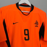 Shop 2002/04 NETHERLANDS V.NISTELROOY #9 HOME SHIRT (M) NIKE, classic football shirts, vintage football shirts & retro soccer jerseys at Cult Kits