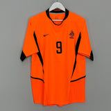Shop 2002/04 NETHERLANDS V.NISTELROOY #9 HOME SHIRT (M) NIKE, classic football shirts, vintage football shirts & retro soccer jerseys at Cult Kits