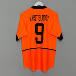 Shop 2002/04 NETHERLANDS V.NISTELROOY #9 HOME SHIRT (M) NIKE, classic football shirts, vintage football shirts & retro soccer jerseys at Cult Kits