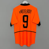 Shop 2002/04 NETHERLANDS V.NISTELROOY #9 HOME SHIRT (M) NIKE, classic football shirts, vintage football shirts & retro soccer jerseys at Cult Kits