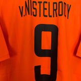 Shop 2002/04 NETHERLANDS V.NISTELROOY #9 HOME SHIRT (M) NIKE, classic football shirts, vintage football shirts & retro soccer jerseys at Cult Kits