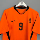 2002/04 NETHERLANDS V.NISTELROOY 9 HOME SHIRT (S) NIKE - Cult Kits - Small - Buy Vintage Football Shirts, Authentic Retro Football Shirts For Sale, Classic Football Shirts & Soccer Jersey