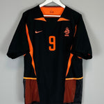 Shop 2002/04 NETHERLANDS V.NISTELROOY #9 *PLAYER ISSUE* AWAY SHIRT (L) NIKE, classic football shirts, vintage football shirts & retro soccer jerseys at Cult Kits