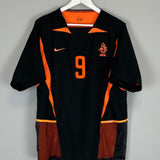 Shop 2002/04 NETHERLANDS V.NISTELROOY #9 *PLAYER ISSUE* AWAY SHIRT (L) NIKE, classic football shirts, vintage football shirts & retro soccer jerseys at Cult Kits