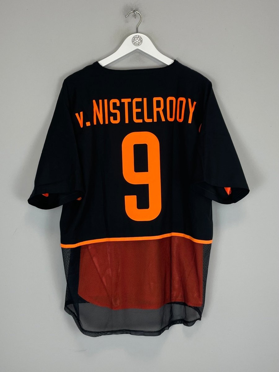 2002/04 NETHERLANDS V.NISTELROOY 9 *PLAYER ISSUE* AWAY SHIRT (XL) NIKE - Cult Kits - XL - Buy Vintage Football Shirts, Authentic Retro Football Shirts For Sale, Classic Football Shirts & Soccer Jersey