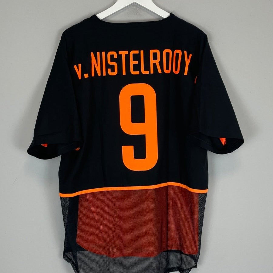 2002/04 NETHERLANDS V.NISTELROOY 9 *PLAYER ISSUE* AWAY SHIRT (XL) NIKE - Cult Kits - XL - Buy Vintage Football Shirts, Authentic Retro Football Shirts For Sale, Classic Football Shirts & Soccer Jersey