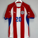 2002/04 PARAGUAY CARDOZO 20 HOME SHIRT (M) PUMA - Cult Kits - Medium - Buy Vintage Football Shirts, Authentic Retro Football Shirts For Sale, Classic Football Shirts & Soccer Jersey