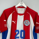2002/04 PARAGUAY CARDOZO 20 HOME SHIRT (M) PUMA - Cult Kits - Medium - Buy Vintage Football Shirts, Authentic Retro Football Shirts For Sale, Classic Football Shirts & Soccer Jersey