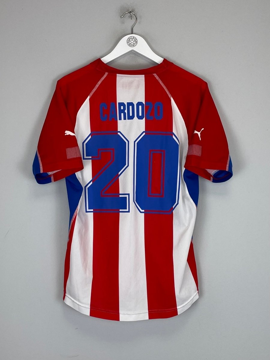 2002/04 PARAGUAY CARDOZO 20 HOME SHIRT (M) PUMA - Cult Kits - Medium - Buy Vintage Football Shirts, Authentic Retro Football Shirts For Sale, Classic Football Shirts & Soccer Jersey