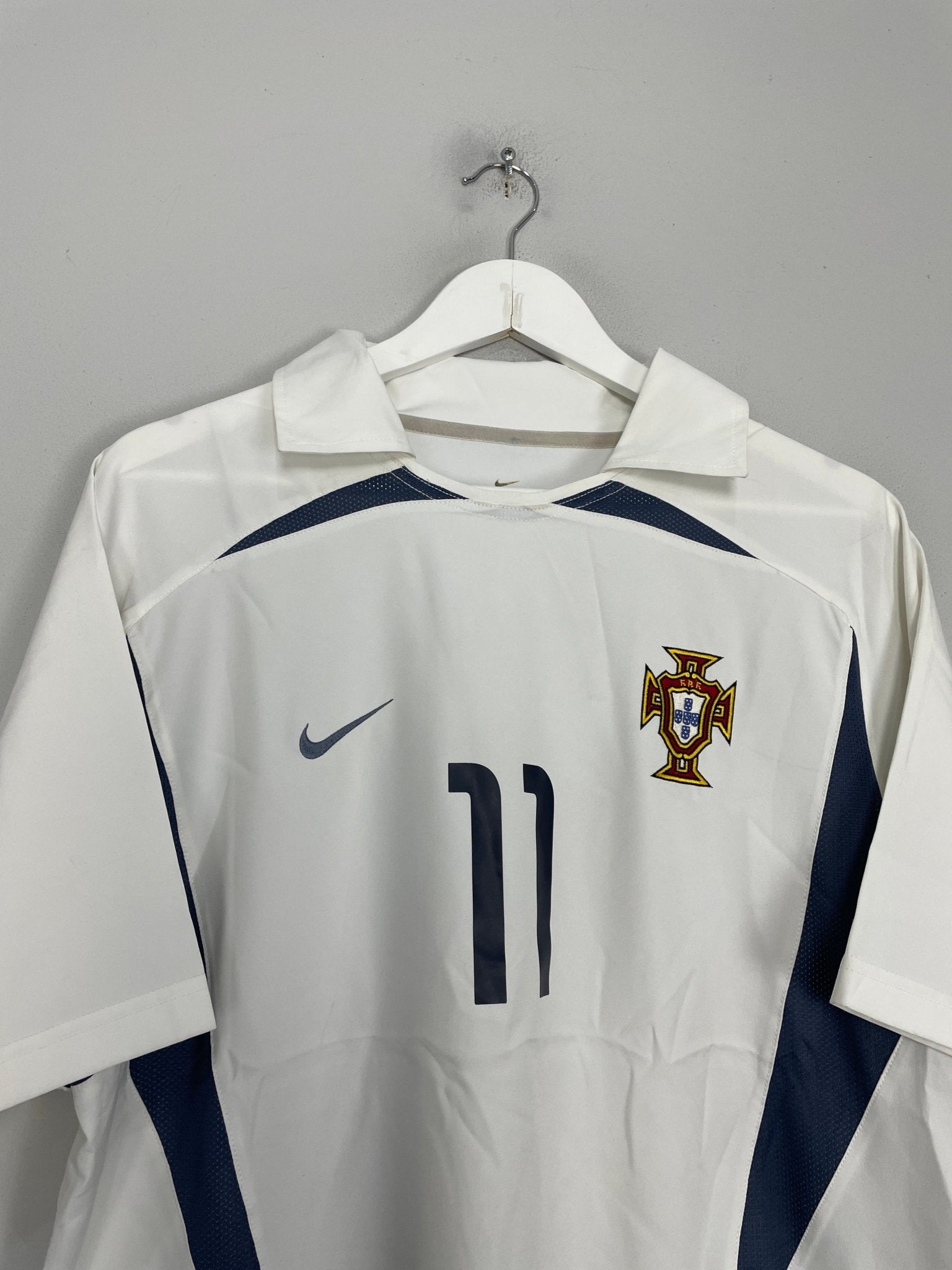 Shop 2002/04 PORTUGAL C.RONALDO #11 AWAY SHIRT (M) NIKE, classic football shirts, vintage football shirts & retro soccer jerseys at Cult Kits