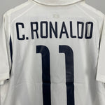 Shop 2002/04 PORTUGAL C.RONALDO #11 AWAY SHIRT (M) NIKE, classic football shirts, vintage football shirts & retro soccer jerseys at Cult Kits