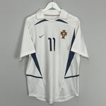 Shop 2002/04 PORTUGAL C.RONALDO #11 AWAY SHIRT (M) NIKE, classic football shirts, vintage football shirts & retro soccer jerseys at Cult Kits