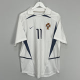 Shop 2002/04 PORTUGAL C.RONALDO #11 AWAY SHIRT (M) NIKE, classic football shirts, vintage football shirts & retro soccer jerseys at Cult Kits