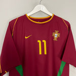Shop 2002/04 PORTUGAL C.RONALDO #11 HOME SHIRT (L) NIKE, classic football shirts, vintage football shirts & retro soccer jerseys at Cult Kits