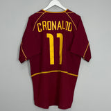 Shop 2002/04 PORTUGAL C.RONALDO #11 HOME SHIRT (L) NIKE, classic football shirts, vintage football shirts & retro soccer jerseys at Cult Kits