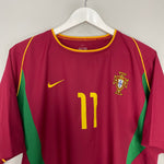 Shop 2002/04 PORTUGAL C.RONALDO #11 HOME SHIRT (L) NIKE, classic football shirts, vintage football shirts & retro soccer jerseys at Cult Kits