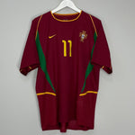 Shop 2002/04 PORTUGAL C.RONALDO #11 HOME SHIRT (L) NIKE, classic football shirts, vintage football shirts & retro soccer jerseys at Cult Kits