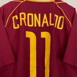 Shop 2002/04 PORTUGAL C.RONALDO #11 HOME SHIRT (L) NIKE, classic football shirts, vintage football shirts & retro soccer jerseys at Cult Kits
