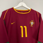 Shop 2002/04 PORTUGAL C.RONALDO #11 HOME SHIRT (L) NIKE, classic football shirts, vintage football shirts & retro soccer jerseys at Cult Kits