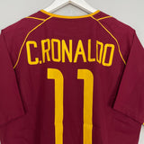 Shop 2002/04 PORTUGAL C.RONALDO #11 HOME SHIRT (M) NIKE, classic football shirts, vintage football shirts & retro soccer jerseys at Cult Kits