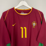 Shop 2002/04 PORTUGAL C.RONALDO #11 HOME SHIRT (XL) NIKE, classic football shirts, vintage football shirts & retro soccer jerseys at Cult Kits