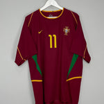 Shop 2002/04 PORTUGAL C.RONALDO #11 HOME SHIRT (XL) NIKE, classic football shirts, vintage football shirts & retro soccer jerseys at Cult Kits