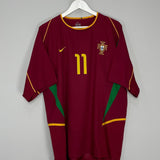 Shop 2002/04 PORTUGAL C.RONALDO #11 HOME SHIRT (XL) NIKE, classic football shirts, vintage football shirts & retro soccer jerseys at Cult Kits